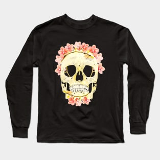 Floral skull Long Sleeve T-Shirt